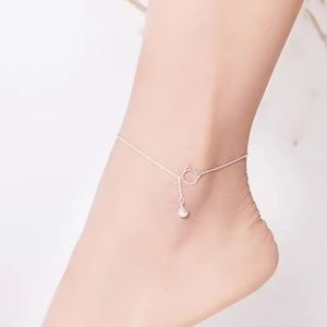 NEW Kitty With Bell Sterling Silver Anklet